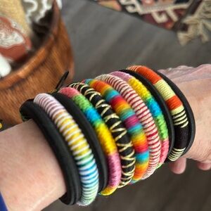 African Tribal Print Bracelet.